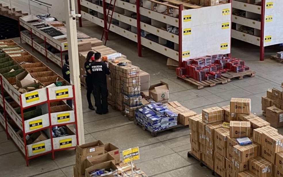 Polícia apreende mais de 300 mil produtos de grupo apontado como maior falsificador de peças de carro do Centro-Oeste