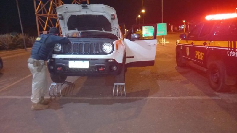 Veículo SUV roubado pela segunda vez é recuperado em Rio Verde