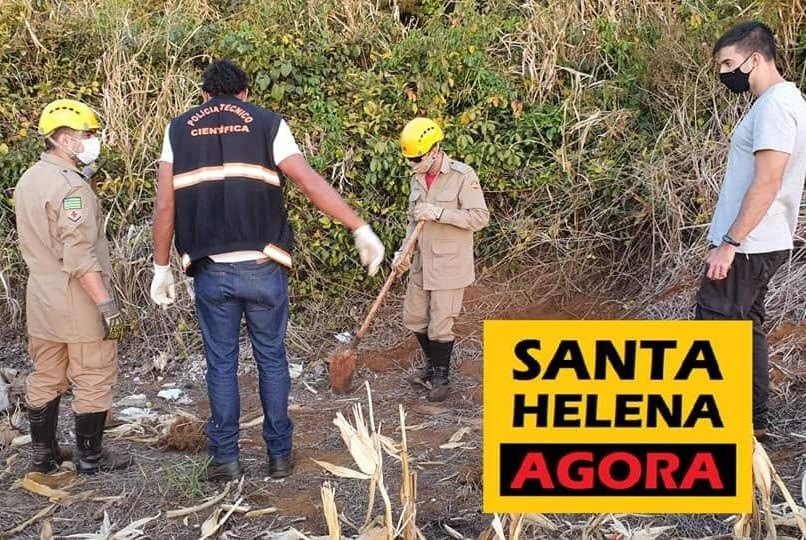 Ossada encontrada as margens da GO-210