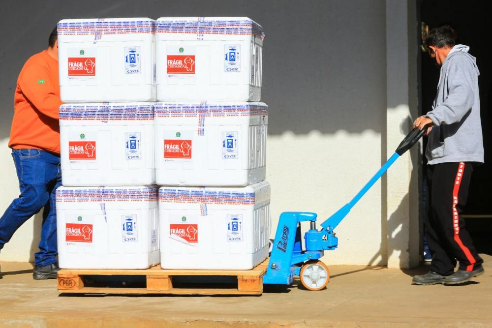 Mais 231.660 doses chegam a Goiás para novo reforço à vacinação contra Covid-19