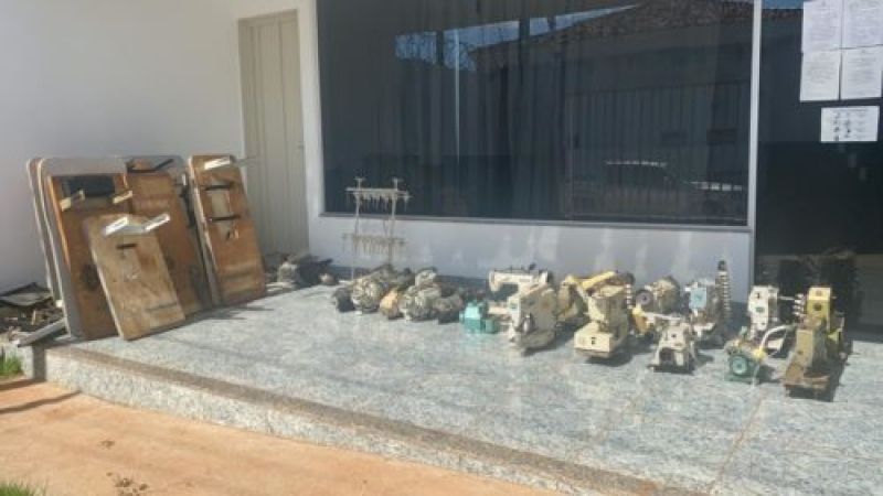 Servidor público de Bom Jesus é preso suspeito de furtar maquinário avaliado em cerca de R$ 100 mil