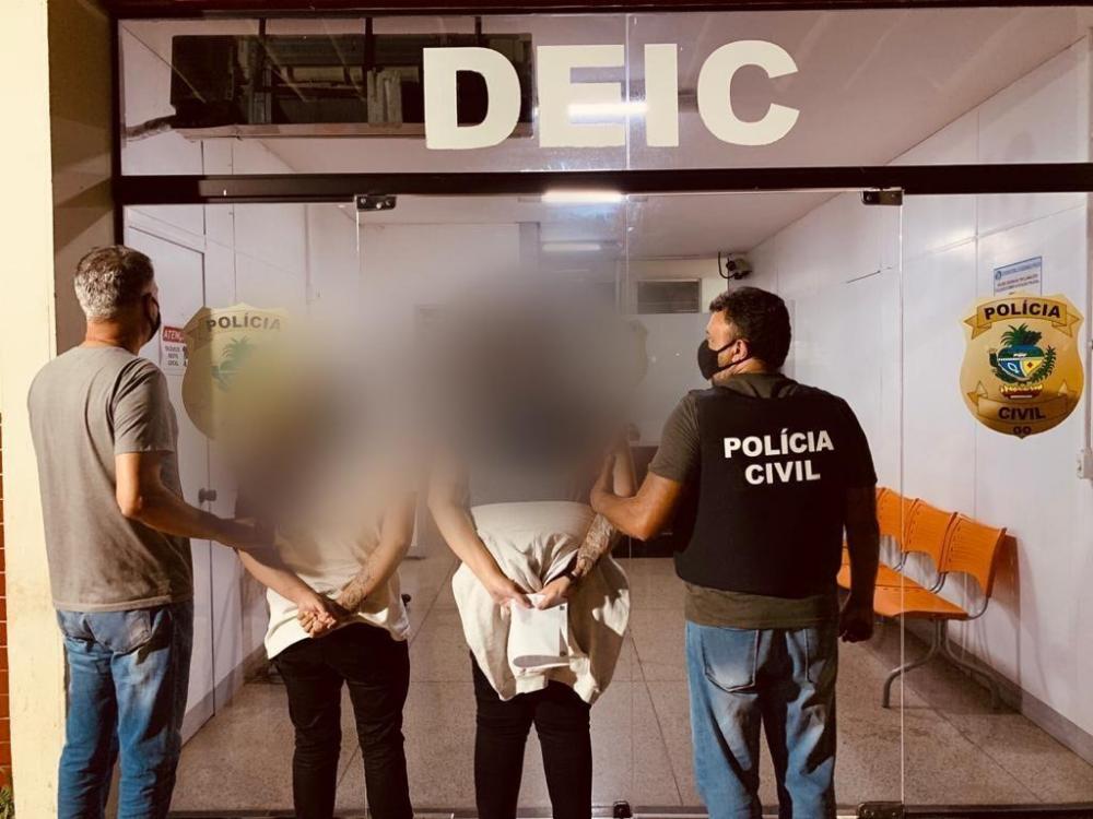 Presas suspeitas de participação em golpe utilizando perfil de delegado, em Goiás