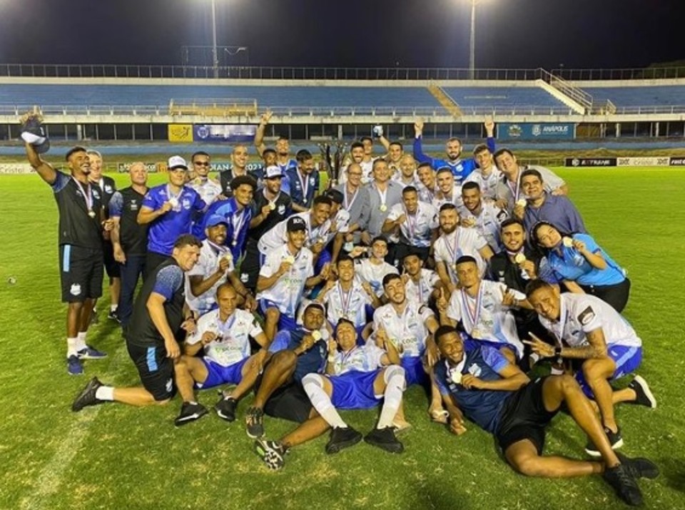 Atual campeão, Grêmio Anápolis anuncia retorno de 10 jogadores para 2022