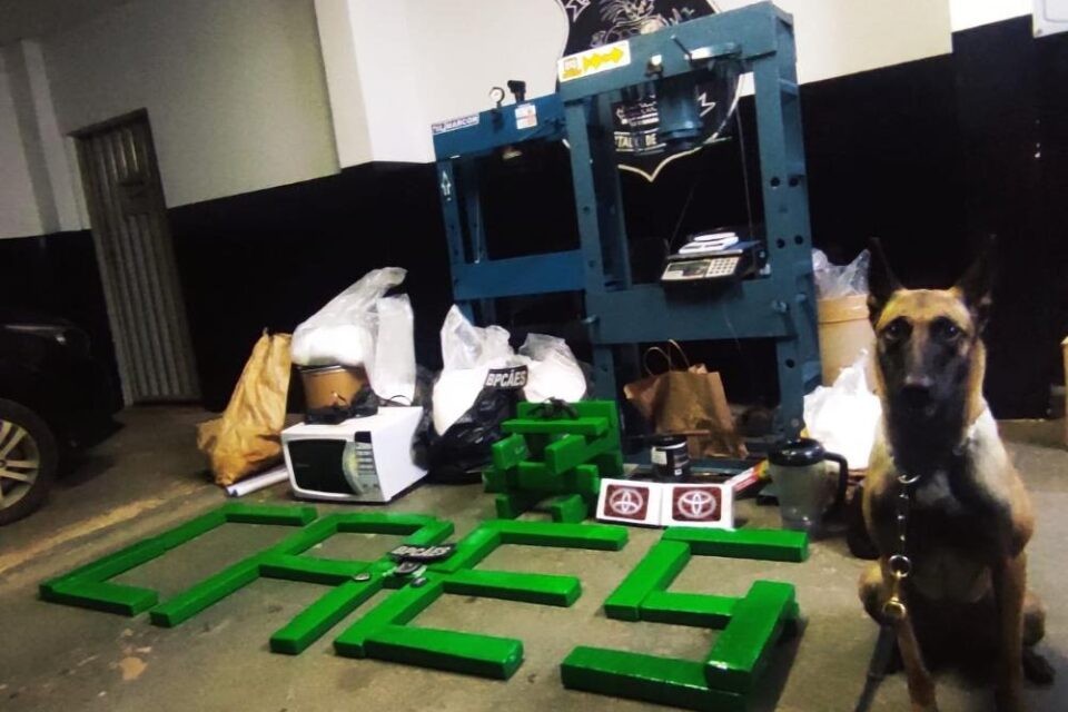 Polícia acaba com laboratório de drogas e prende suspeito de tráfico em Senador Canedo