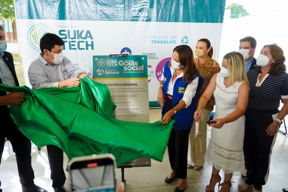 Governo de Goiás inaugura primeiro Centro de Recondicionamento de Computadores e Capacitação em Goiânia