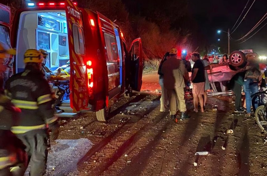 Motorista foge após provocar grave acidente envolvendo casal de idosos na BR-153, em Anápolis