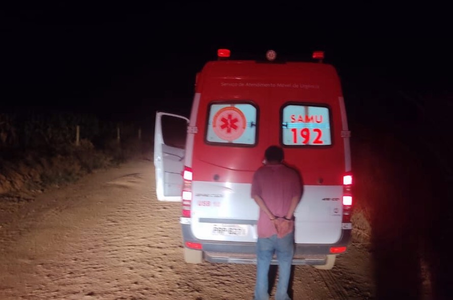 Homem é preso após furtar ambulância em frente ao hospital de Bela Vista (GO)