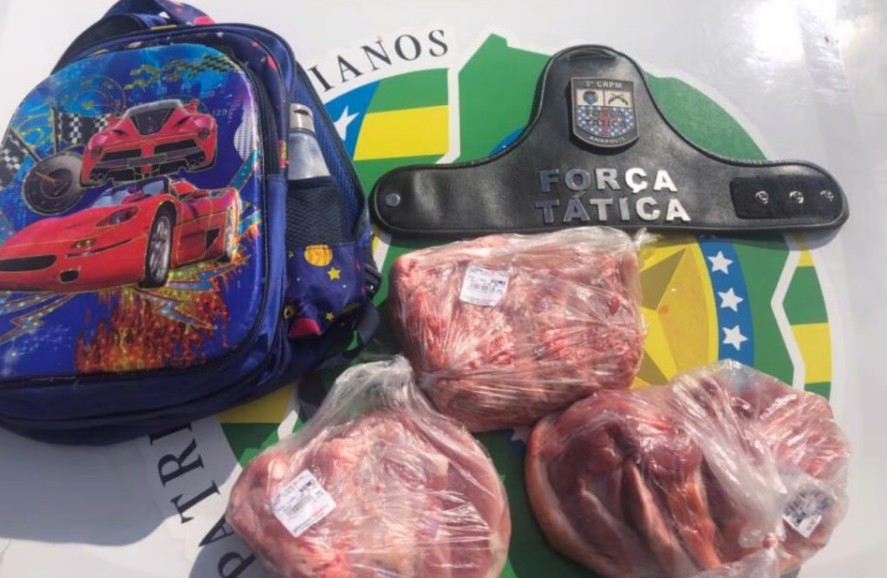 Homem é preso em Anápolis suspeito de usar o filho para furtar carnes em supermercado