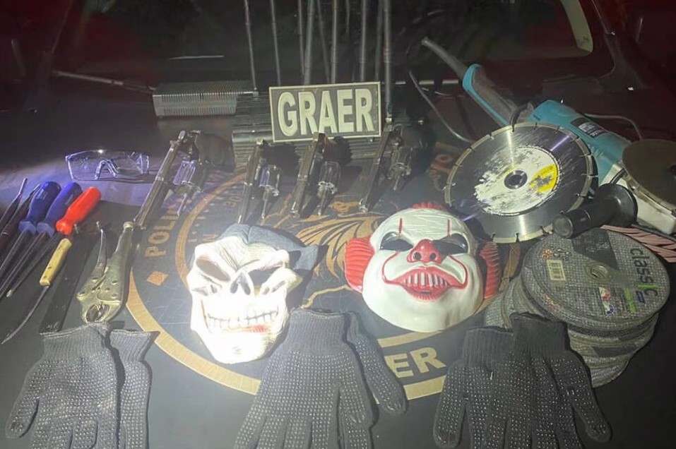 Quatro suspeitos de arrombar bancos morrem em confronto com a PM em Goiânia