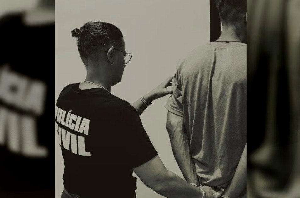 Homem é preso por agredir mulher com recém-nascido nos braços em Luziânia (GO)