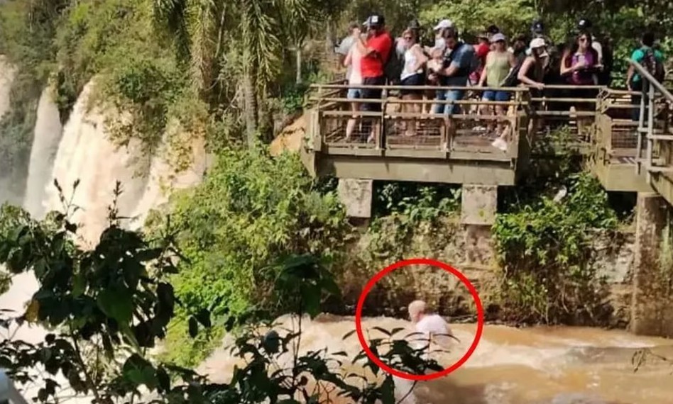 Encontrado o corpo do turista que caiu nas Cataratas do Iguaçu ao tirar selfie