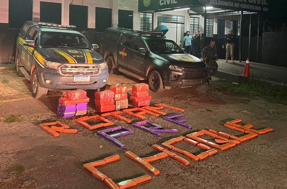 Polícia apreende quase 300 quilos de maconha na BR-251, em Cristalina