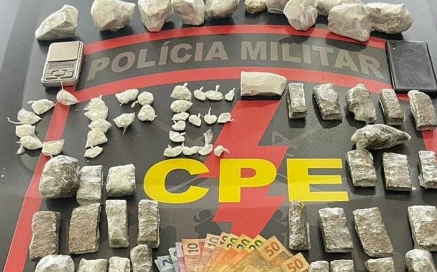 Suspeito de fazer 'delivery' de drogas é preso, em Goianésia