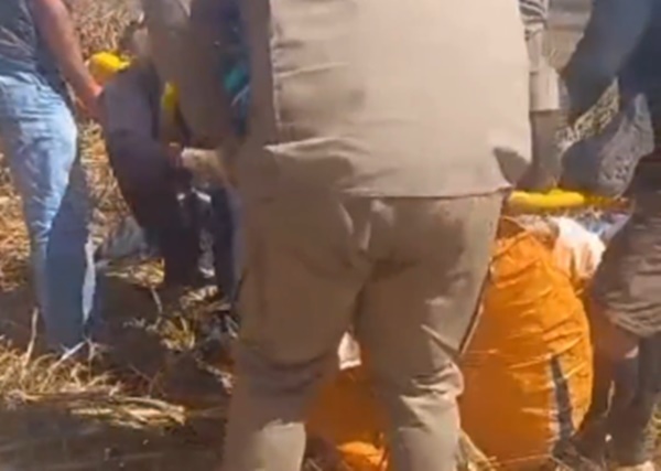 Homem fica ferido após sofrer queda de parapente em Jaraguá