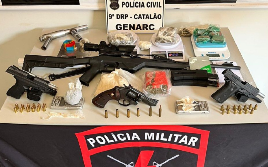 Presos 12 suspeitos de tráfico e homicídios em cidades da região sudeste de Goiás