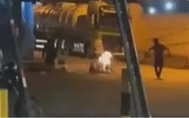 Homem que ateou fogo em caminhoneiro, em Goiânia, diz que cometeu crime por ciúme