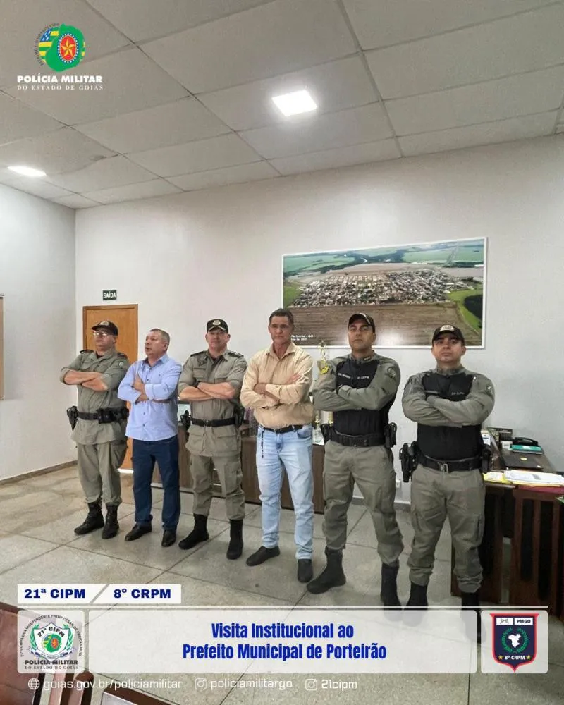 VISITA INSTITUCIONAL AO MUNICÍPIO DE PORTEIRÃO