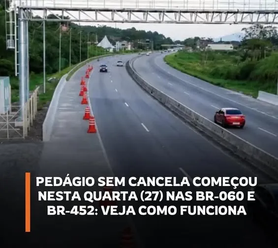 Novo sistema em Goiás tem cobrança automática; saiba como pagar o free flow