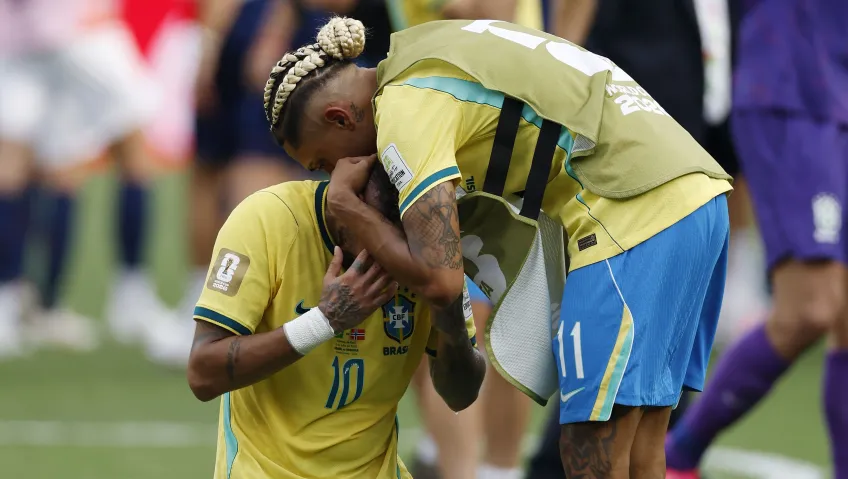 BRASIL É ELIMINADO PELA NORUEGA DE HAALAND E AMARGA MAIOR JEJUM EM COPAS
