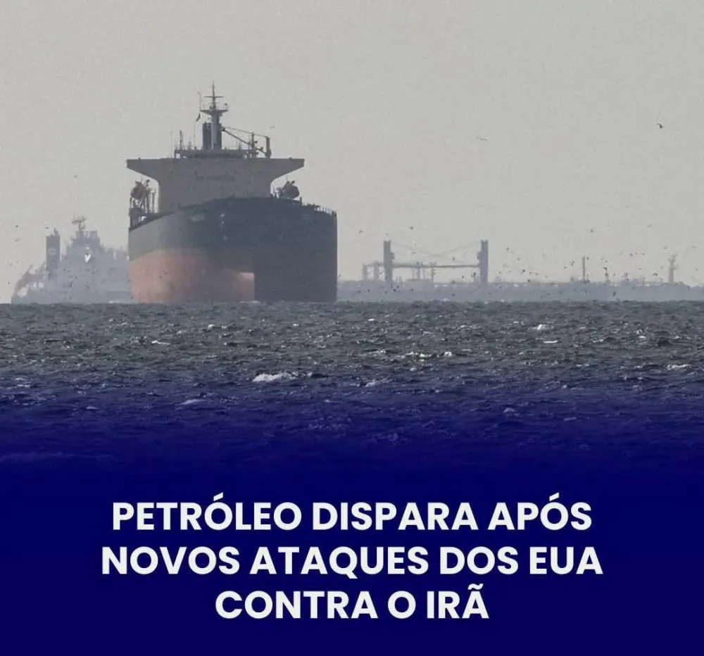 PETRÓLEO DISPARA APÓS ATAQUES DOS EUA AO IRÃ E TENSÃO NO ORIENTE MÉDIO