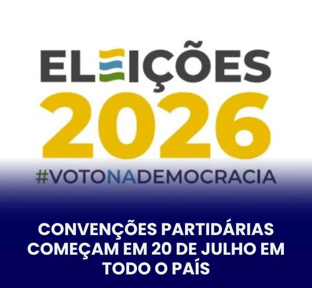 PARTIDOS INICIAM CONVENÇÕES PARA DEFINIR CANDIDATOS ÀS ELEIÇÕES DE 2026
