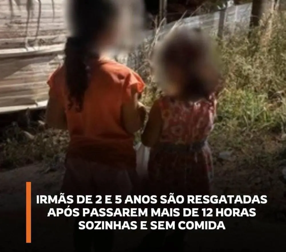 MENINAS DE 2 E 5 ANOS SÃO RESGATADAS APÓS PASSAREM CERCA DE 12 HORAS SOZINHAS EM CASA, EM GOIÂNIA