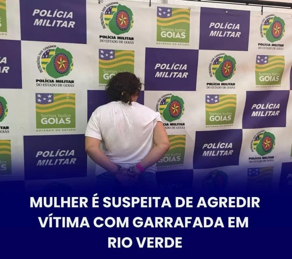 Pessoa fica ferida após ser atingida com garrafa e caso vai parar na delegacia