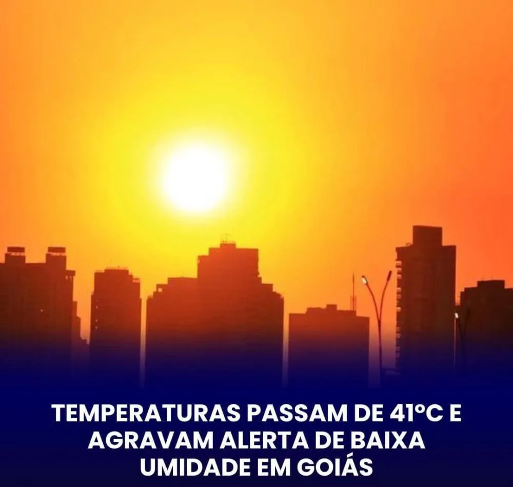 GOIÁS REGISTRA AS MAIORES TEMPERATURAS DO BRASIL E GOIÂNIA BATE RECORDE HISTÓRICO