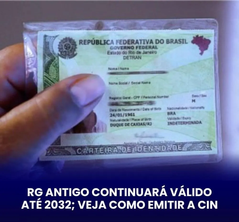 CARTEIRA DE IDENTIDADE NACIONAL SUBSTITUI RG E TERÁ CPF COMO NÚMERO ÚNICO