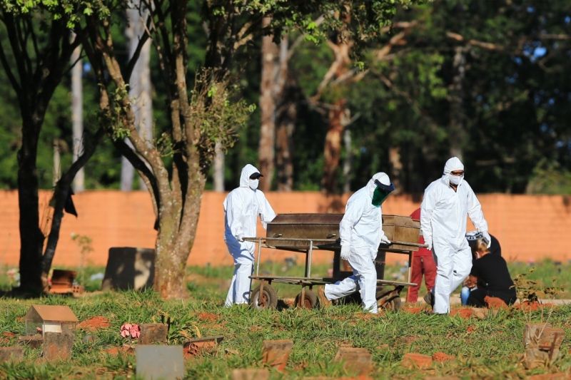 Covid-19: mortes sobem para 436,5 mil, e casos chegam a 15,6 milhões