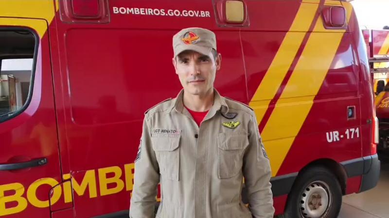 Corpo de Bombeiros fala sobre o estado de saúde da menor de 16 anos, que bateu a moto no carro da polícia, em Lagoa do Bauzinho