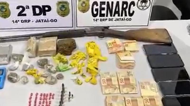 Equipes da 2ªDP/GENARC, com apoio do GEPATRI fecham mais pontos de drogas em Jataí