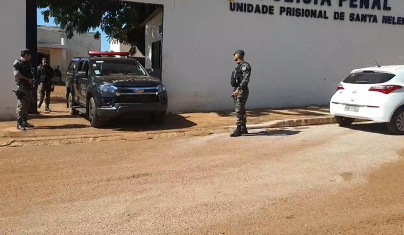 O GIT DA POLÍCIA PENAL captura fugitivo da justiça que estava em santa Helena