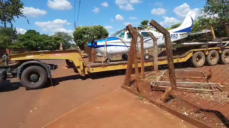 GRAER leva para Goiânia, aeronave que estava sob poder da justiça estadual, no Aeroporto José de Assis
