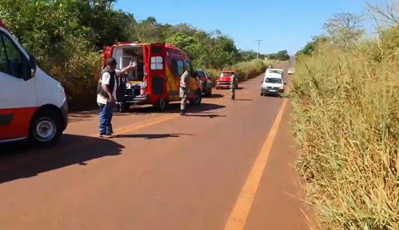 ACIDENTE GRAVE NA GO 210 ENTRE SANTA HELENA E TURVELÂNDIA